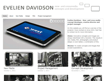 Tablet Screenshot of eveliendavidson.nl
